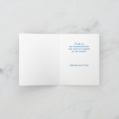 Carte de remerciements de croisière (Intérieur)