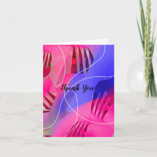 Carte de remerciements de design culinaire