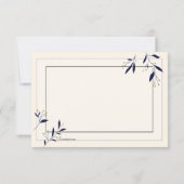 Carte de remerciements de deuil (Dos)