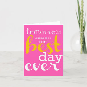 Carte de remerciements de dîner de répétition de