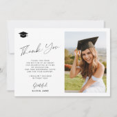 Carte de remerciements de diplôme (Devant)