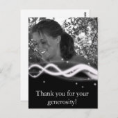 Carte de remerciements de diplôme (Devant / Derrière)