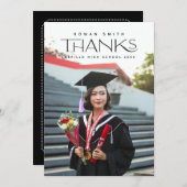 Carte de remerciements de diplôme (Devant / Derrière)