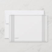 Carte de remerciements de diplôme (Dos)