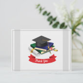 Carte de remerciements de diplôme (Debout devant)