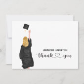 Carte de remerciements de diplôme (Devant)