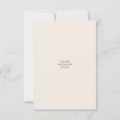 carte de remerciements de diplôme d'études de droi (Dos)