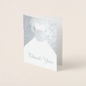 Carte de remerciements de douche nuptiale (Devant)