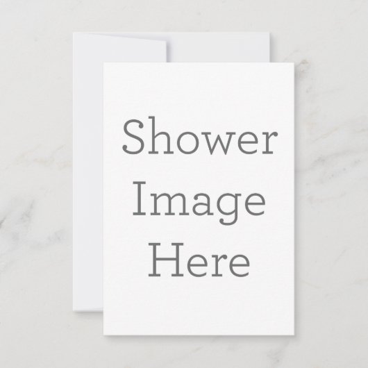 Carte de remerciements simple 8.9 cm x 12.7 cm (Devant)