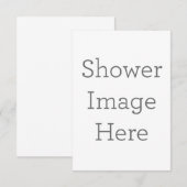 Carte de remerciements simple 8.9 cm x 12.7 cm (Devant / Derrière)