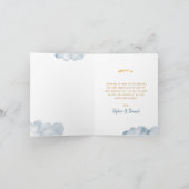 Carte de remerciements de douche pour bébé garçon  (Intérieur)