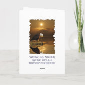 Carte de remerciements de faune de gratitude (Dos)