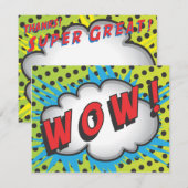 Carte de remerciements de fête d'anniversaire de (Devant / Derrière)