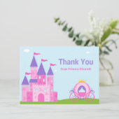 Carte de remerciements de fête d'anniversaire de (Debout devant)