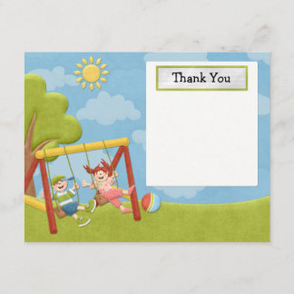 Carte de remerciements de fête d'anniversaire de