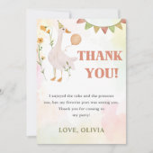 Carte de remerciements de fête d'anniversaire d'Oi (Devant)