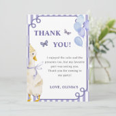 Carte de remerciements de fête d'anniversaire d'Oi (Debout devant)