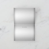 Carte de remerciements de Fête de la mariée de (Intérieur)