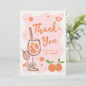 Carte de remerciements de Fête des mariées Aperol  (Debout devant)