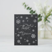 Carte de remerciements de Fête des mariées Chalkbo (Debout devant)