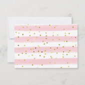 Carte de remerciements de Fête des mariées de glac (Dos)