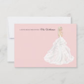 Carte de remerciements de Fête des mariées de mari (Devant)