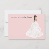 Carte de remerciements de Fête des mariées de mari (Devant)