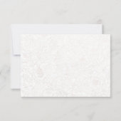 Carte de remerciements de Fête des mariées de mari (Dos)