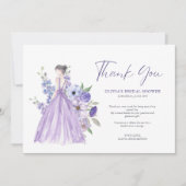 Carte de remerciements de Fête des mariées de scri (Devant)