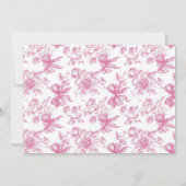 Carte de remerciements de Fête des mariées de thé (Dos)