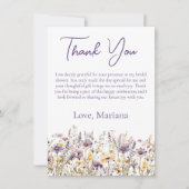 Carte de remerciements de Fête des mariées des Fle (Devant)