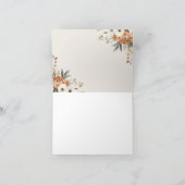 Carte de remerciements de Fête des mariées Espress (Intérieur)