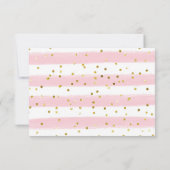 Carte de remerciements de Fête des mariées Floral (Dos)