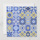 Carte de remerciements de Fête des mariées méditer (Dos)