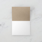 Carte de remerciements de Fête des mariées Vintage (Intérieur)