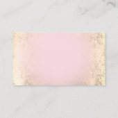 carte de remerciements de feuille d'or (Dos)