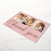 carte de remerciements de feuille mariage. Carte d (Rotation)