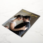 carte de remerciements de feuille mariage. Carte d (Rotation)