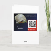 Carte de remerciements de floraison de fermeture d (Dos)