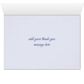 Carte de remerciements de germes floraux pourpres (Intérieur Horizontal (Bas))