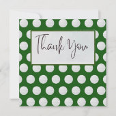 Carte de remerciements de golf (Devant)