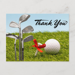 Carte de remerciements de golf