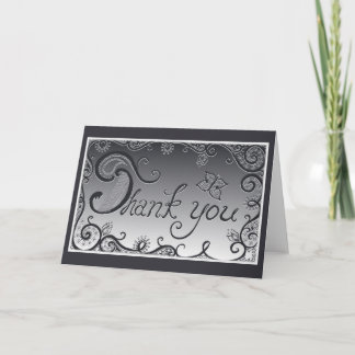 Carte de remerciements de Goth ; -)