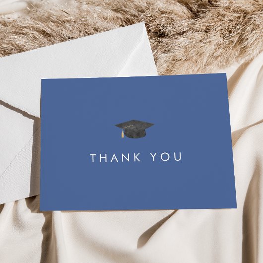 Carte de remerciements de graduation Casquette de 