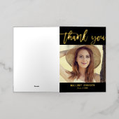 Carte de remerciements de graduation de Glimmer FO (Mise à l'extérieur)