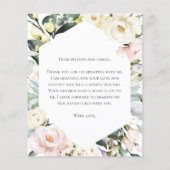 Carte de remerciements de graduation de la photo d (Dos)