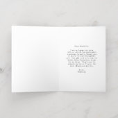 Carte de remerciements de graduation de la photo d (Couchage intérieur)