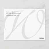 Carte de remerciements de graduation personnalisab (Dos)