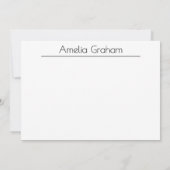 Carte de remerciements de graduation photo moderne (Dos)