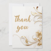 Carte de remerciements de gratitude la plus profon (Devant)